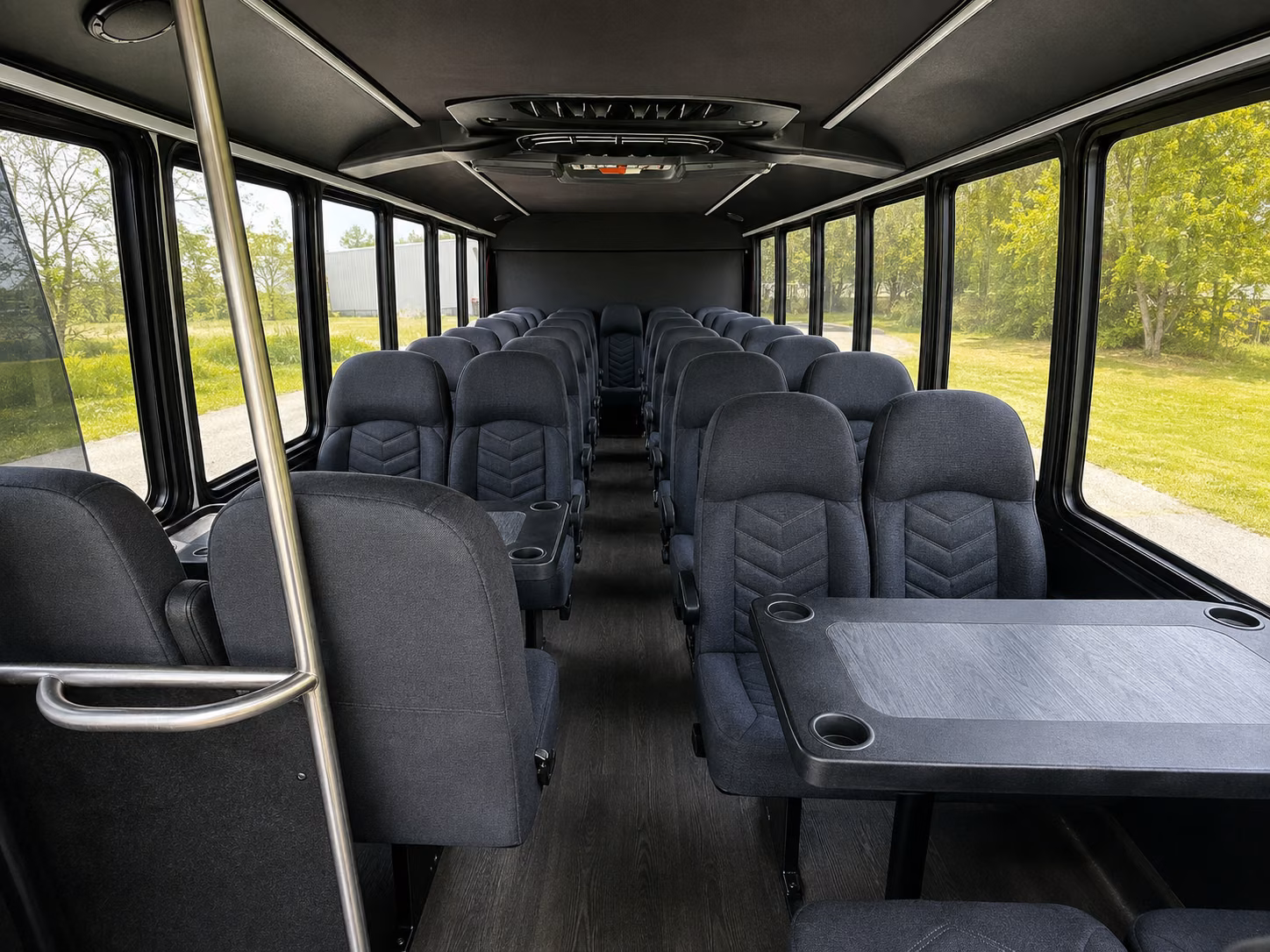 elk grove 18 passenger minibus interior