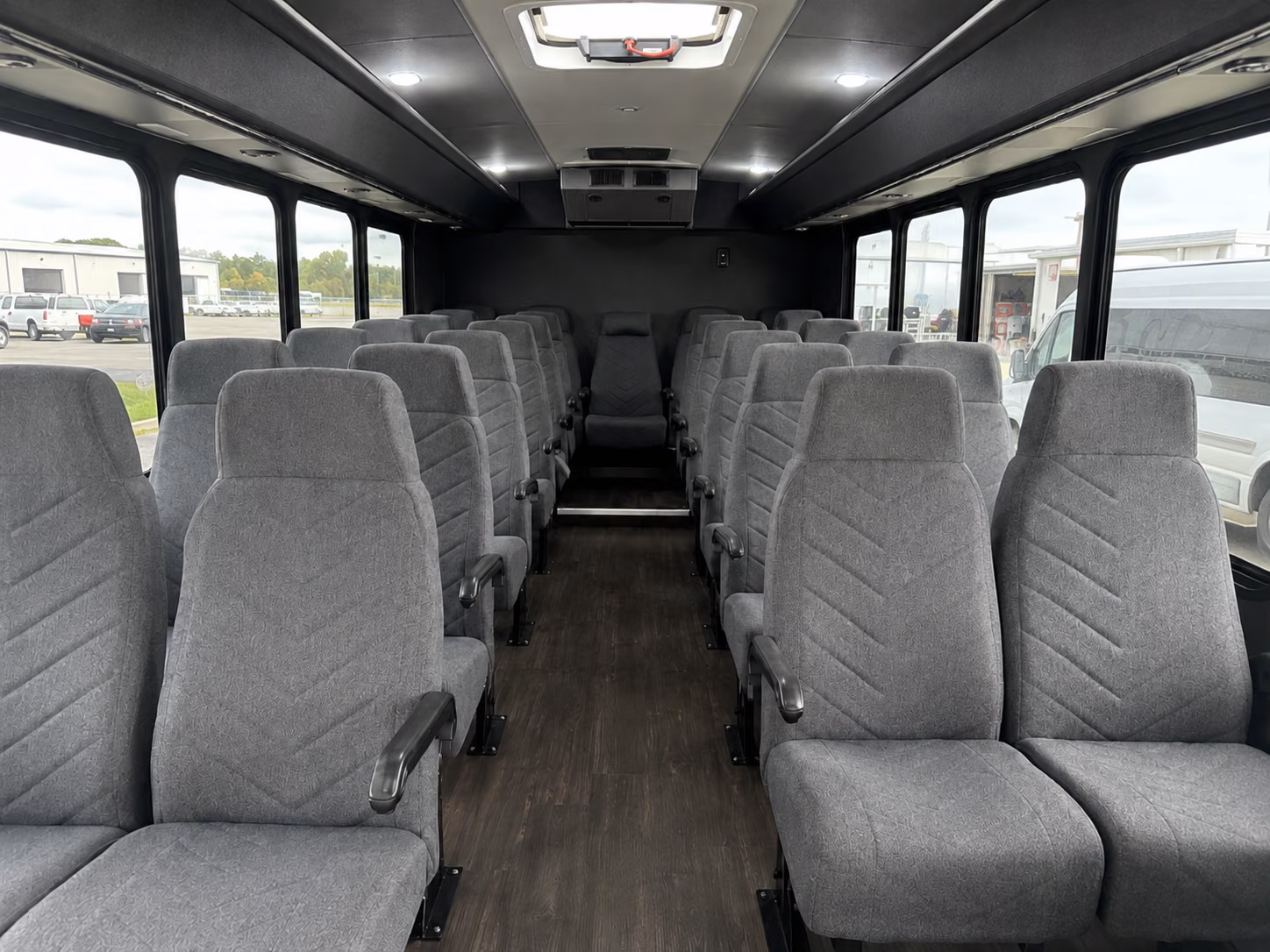 elk grove 20 passenger minibus inside