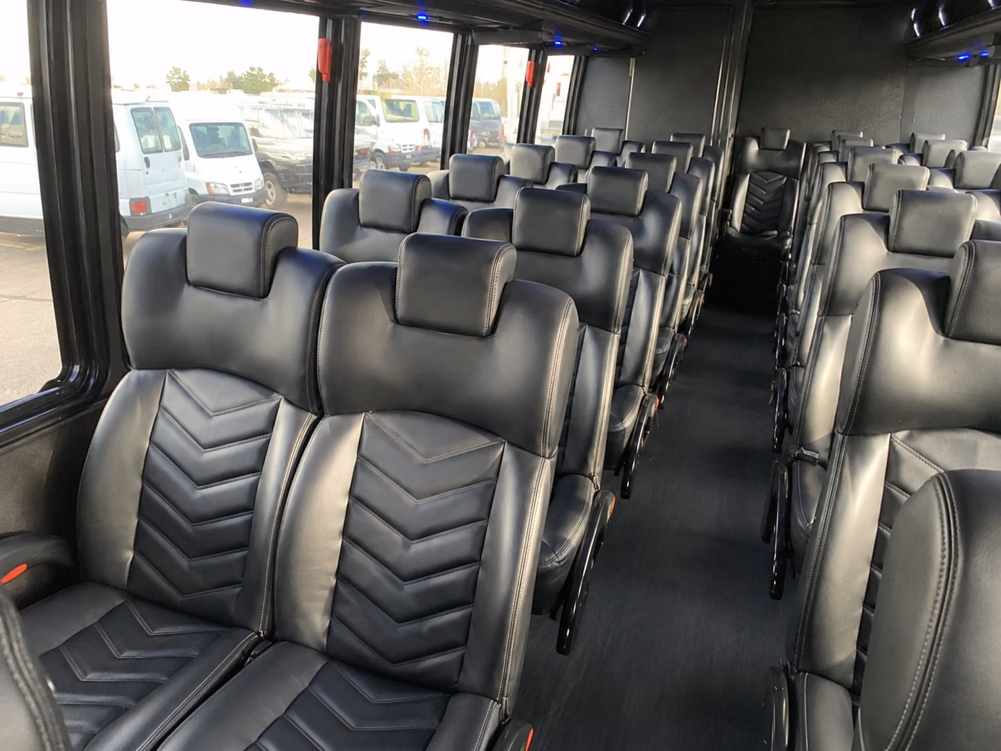 elk grove 20 passenger minibus interior