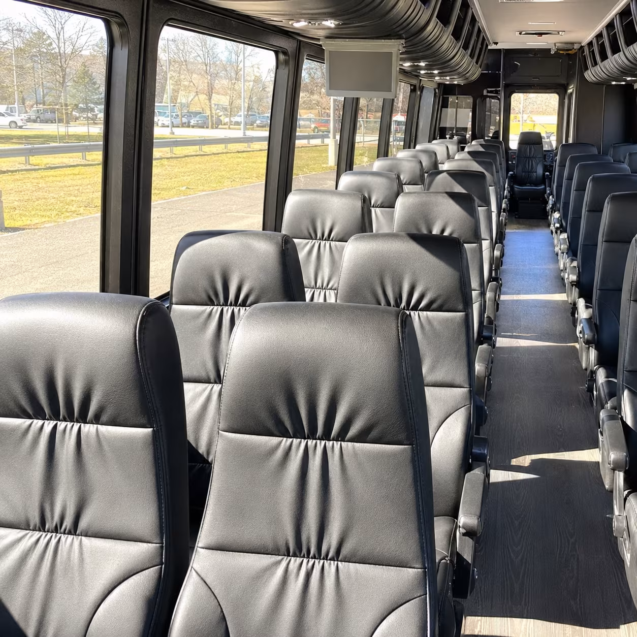 elk grove 25 passenger minibus inside
