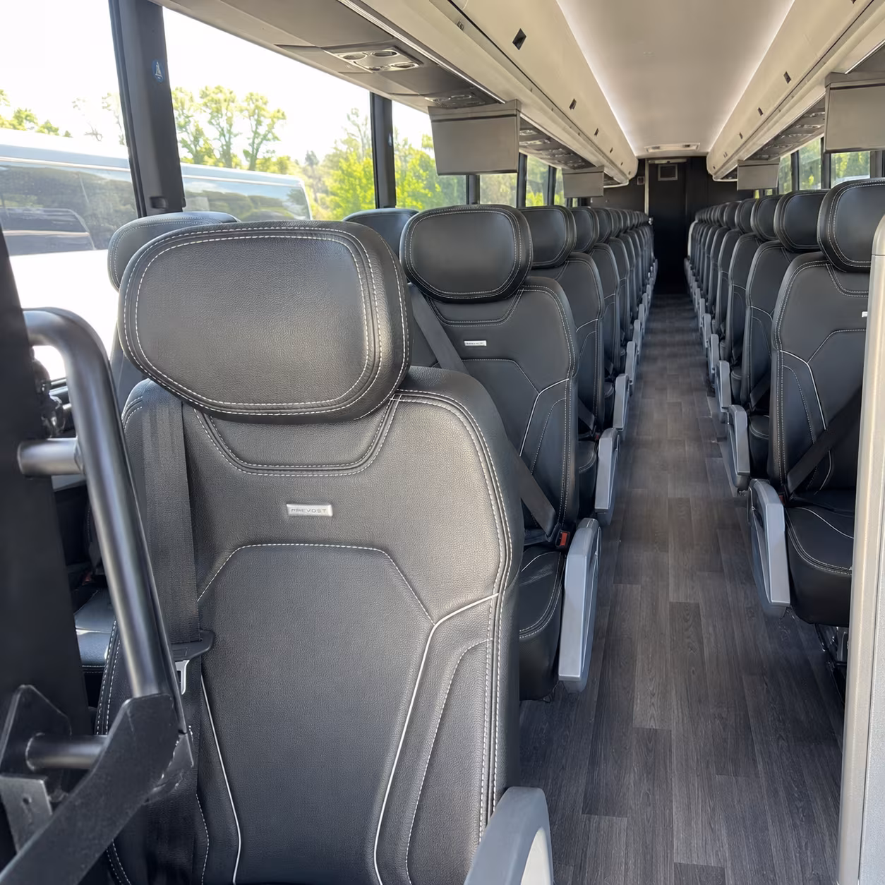 elk grove charter bus interior