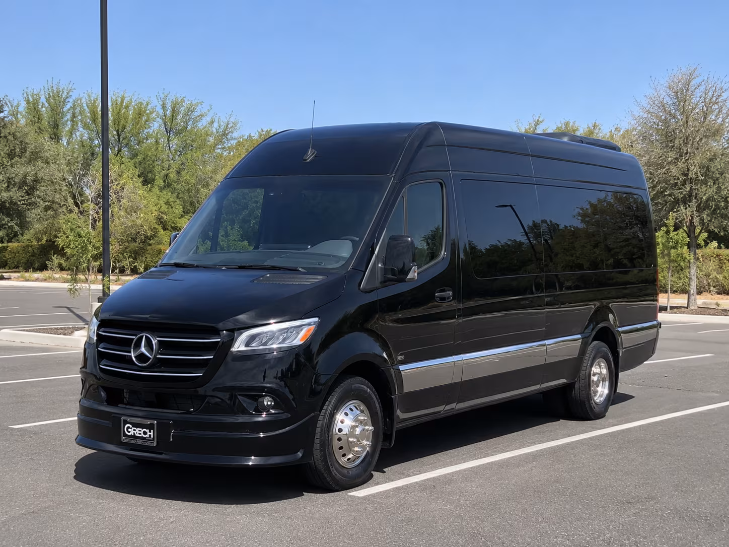 sprinter vans and minibuses for small elk grove wedding groups